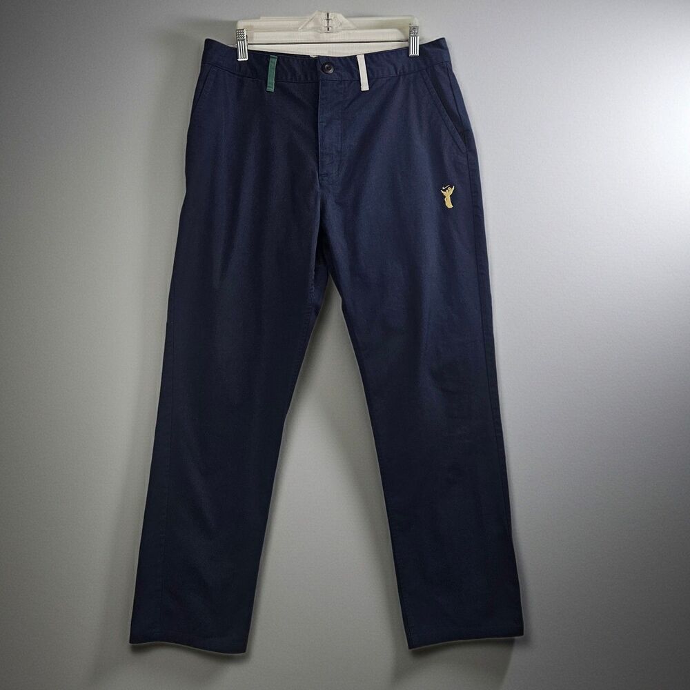 NIKE SB Prep Angel Chino Navy Prep Pants 34X30 Flat Front